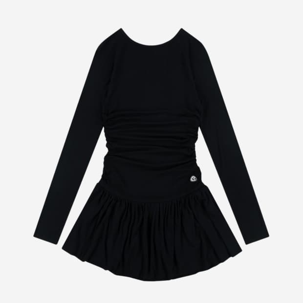 Coyseio Draping Dress Black