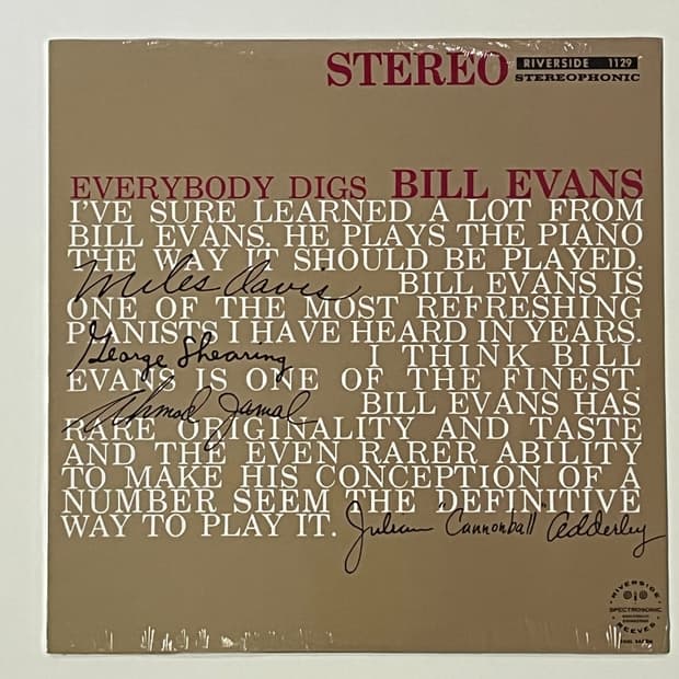 Bill evans everybody digs bill evans lp