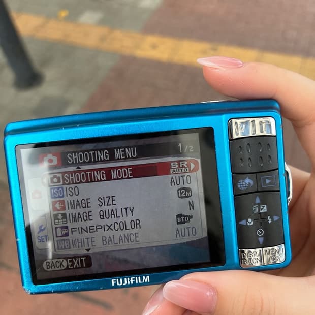 급처!!! 후지필름 파인픽스z70 블루디카