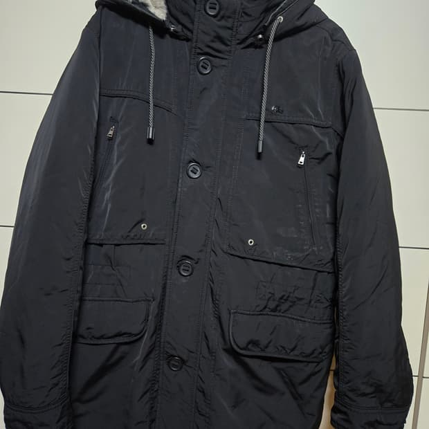 라코스테 남성 덕다운 점퍼(토끼털)