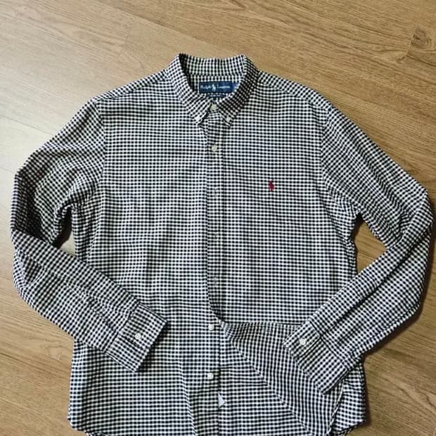 폴로 깅엄체크 셔츠
