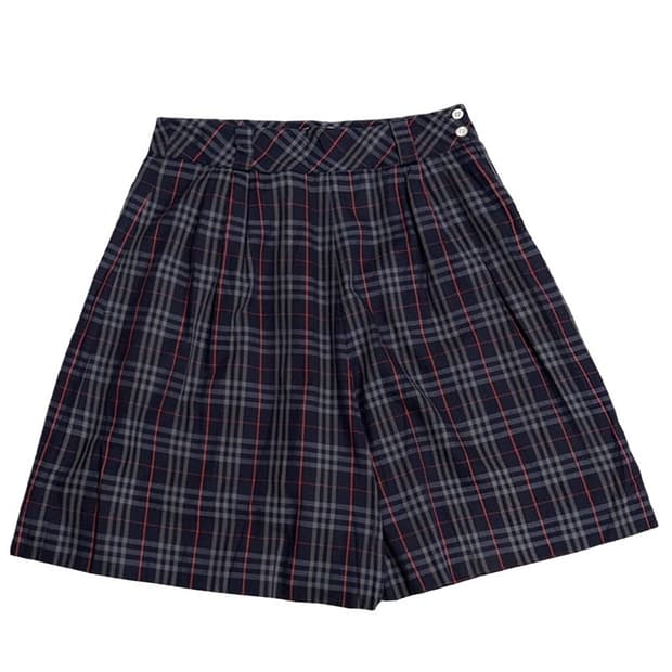 BURBERRY 90's 핀턱 노바 체크 올드머니 쇼츠 8