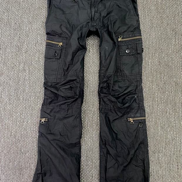 [ABAHOUSE] Y2K Semi Boots cut Cargo Pant