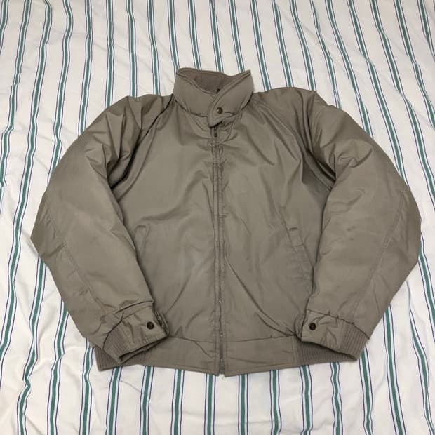 70s 에디바우어 헤비 구스 다운 패딩 봄버 XL