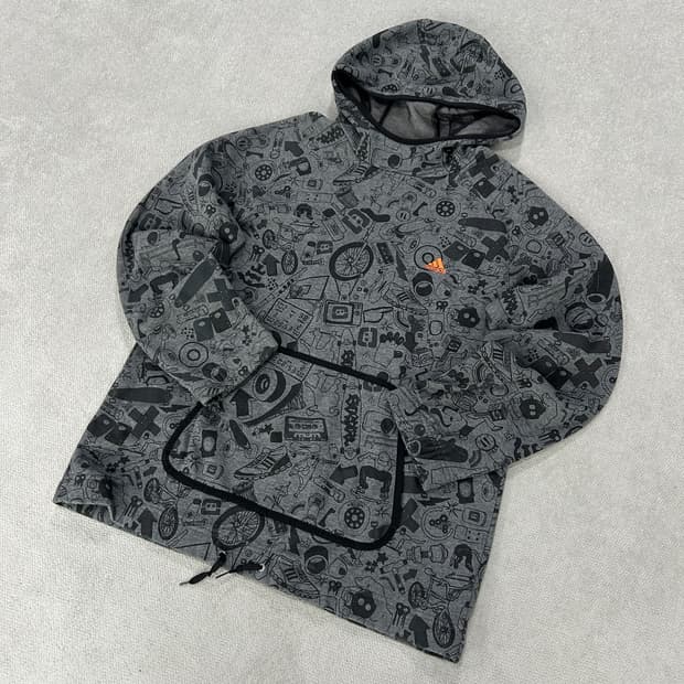 아디다스 그래픽 후드집업 