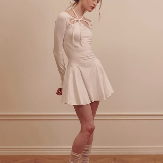 페인오어플레져 오키드 원피스 아이보리 M