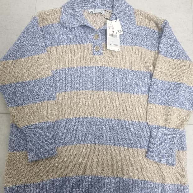 자라 폴로 니트 m (새상품)