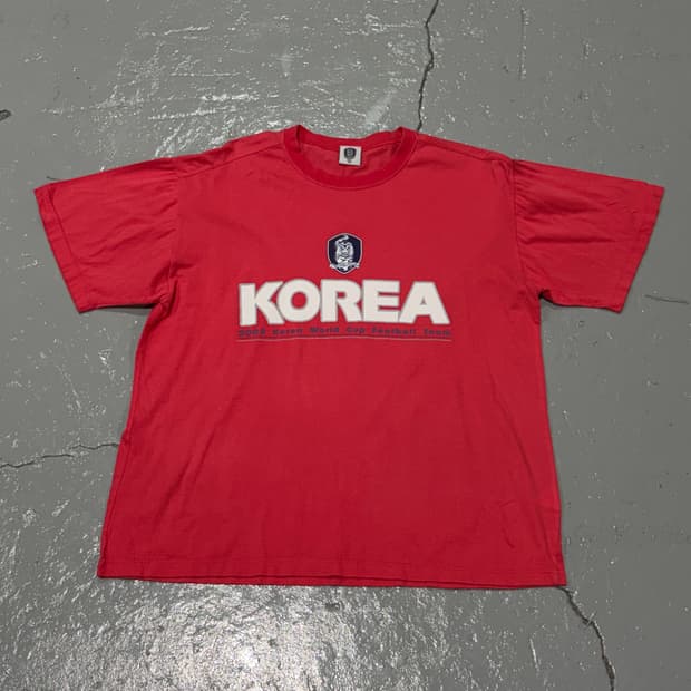 KFA 2002년 한일 월드컵 축구 국가대표 티셔츠