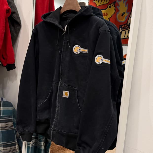 Carhartt 칼하트 덕 액티브 써멀 페이딩 후드 워크 자켓 (USA)
