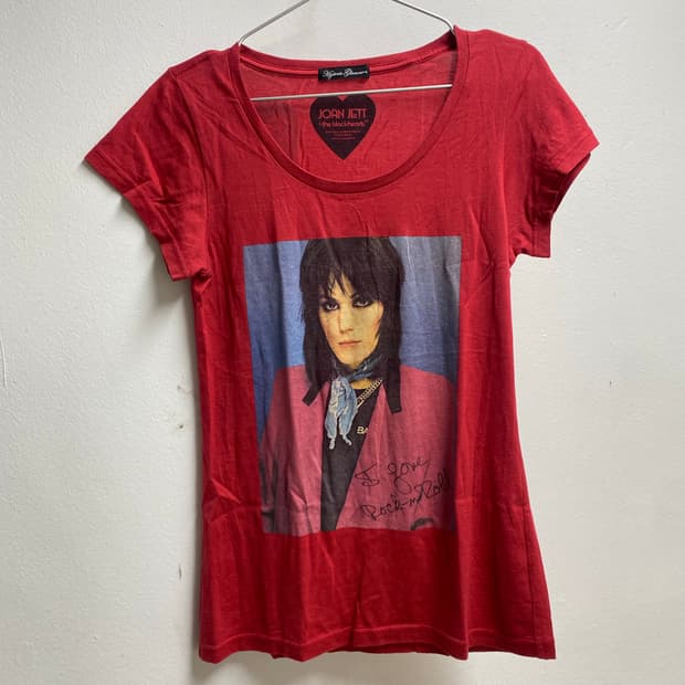 히스테릭 글래머 x Joan Jett 락 티셔츠