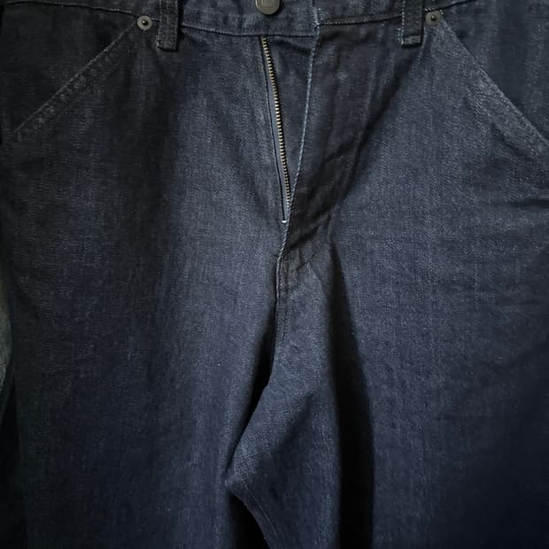 해칭룸 와이드 커브진 인디고 2사이즈