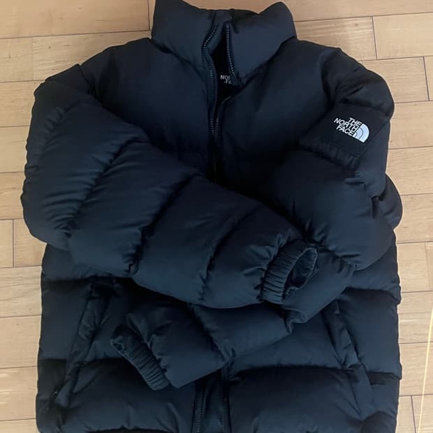 노스페이스 눕시 패딩 블랙