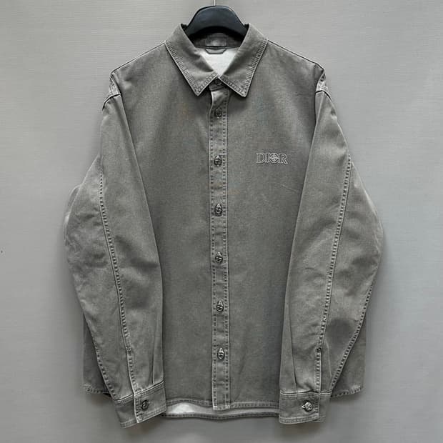 디올 x 스톤 아일랜드 코튼 오버셔츠 (105) 