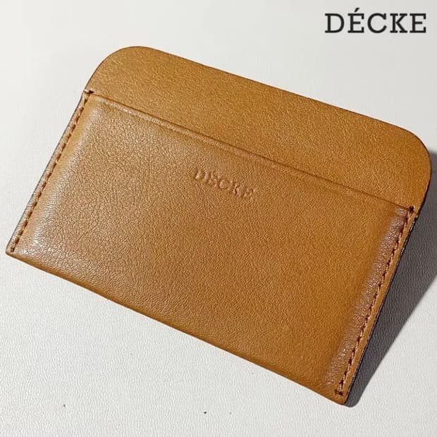 [정품] DECKE 덱케 카프스킨 소가죽 카드지갑
