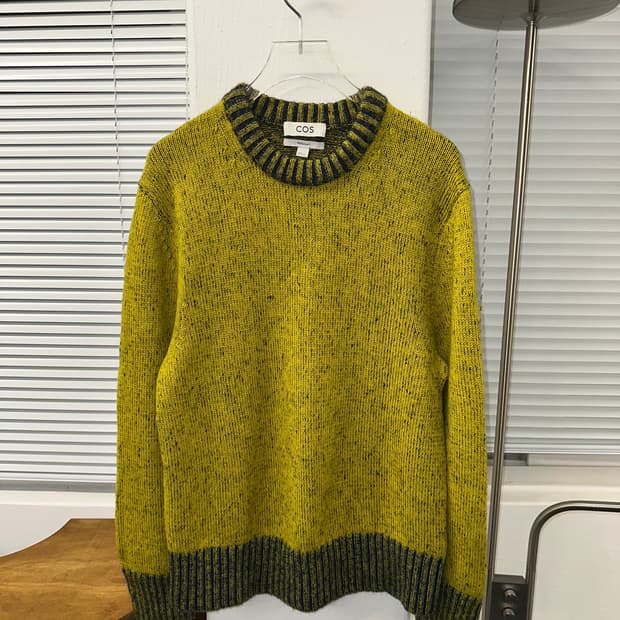 cos 모헤어 크루넥 울 니트 S