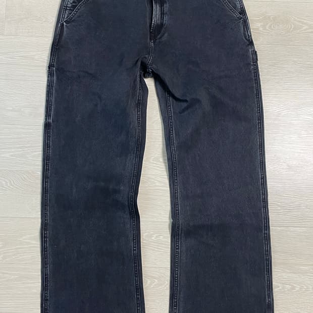 mbbcar 13.6OZ 데님 카펜터 팬츠 블랙