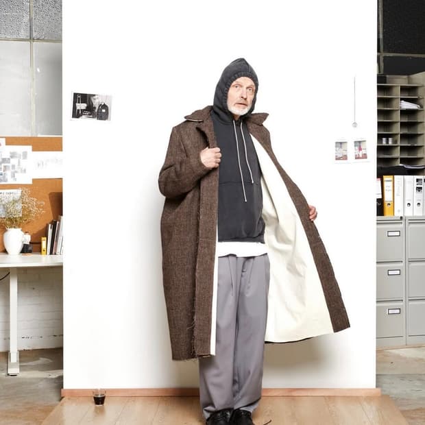 [M]Camiel Fortgens big coat brown 24aw