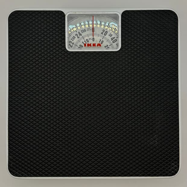 IKEA BOLMEN 기계식 체중계 (1999년 / 아날로그 / 영점조절