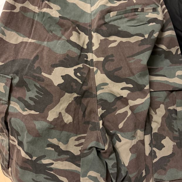 [2] 언더마이카 빅카고 카모쇼츠 카키 새상품