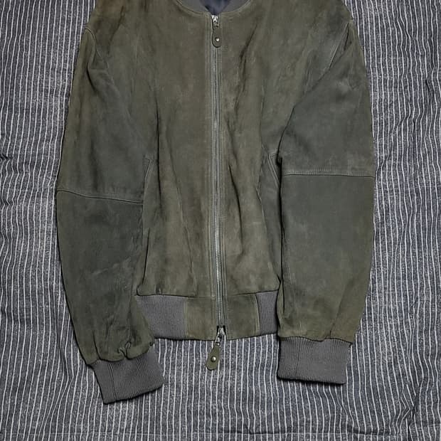 마티스 더 큐레이터 이태리 고트 스킨 스웨이드 봄버 