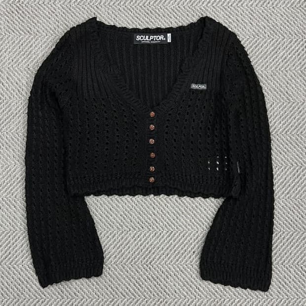 스컬프터 펀칭 가디건 v0888 