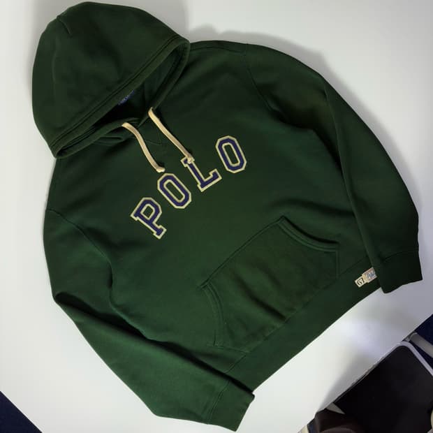Polo  폴로 랄프로렌 딥그린 스펠아웃 후드티  Price: 80,00