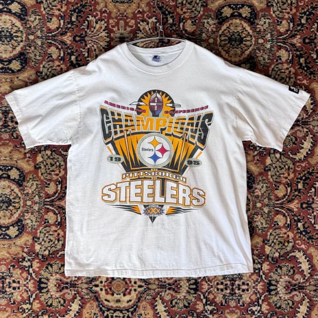 made usa 싱글 빈티지 반팔 L (672)