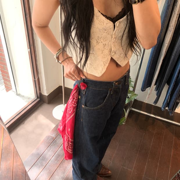 리 데님팬츠