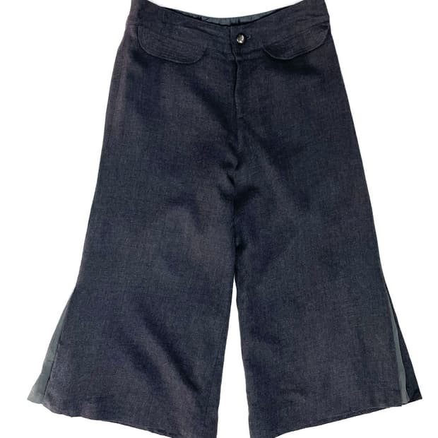 vintage 7부 로우라이즈 팬츠