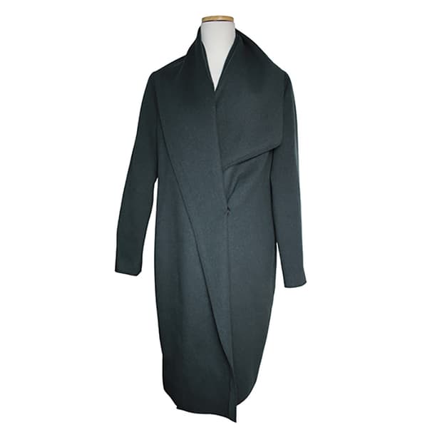 랑방 차콜그레이 울캐시미어 코트 44, 55