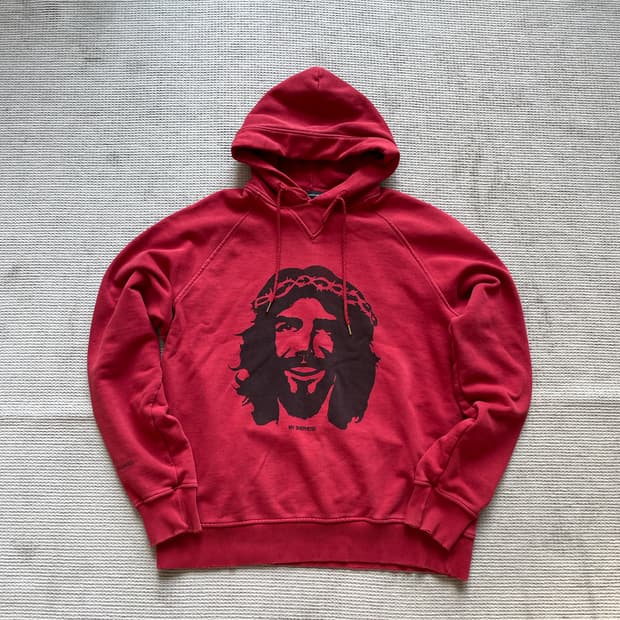 00‘s 디스퀘어드2 디스트레스 스마일 지저스 후디