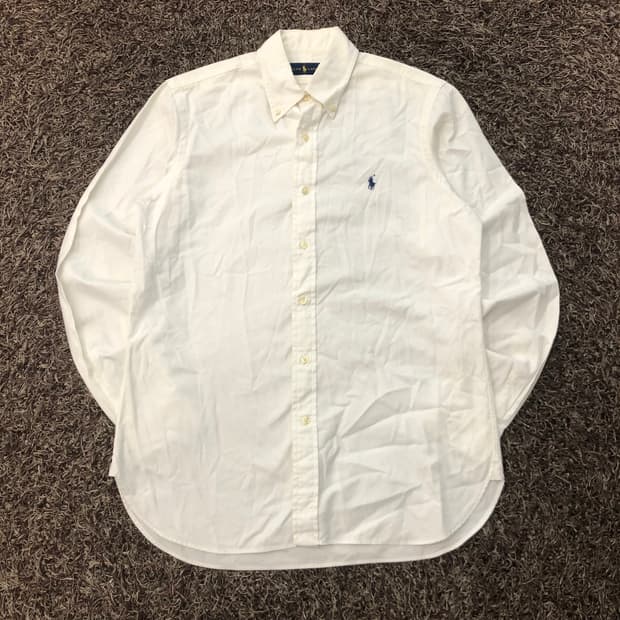 100 폴로 랄프로렌 화이트 셔츠