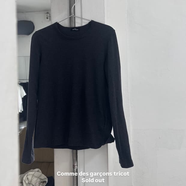 [s]꼼데가르송 트리콧 롱슬리브