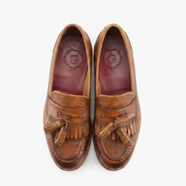 GRENSON 태슬 로퍼 브라운 7E
