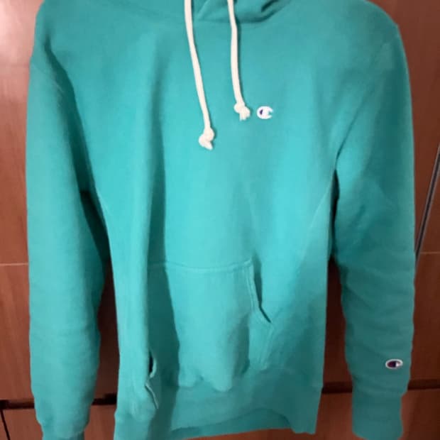 챔피온 민트 후드티