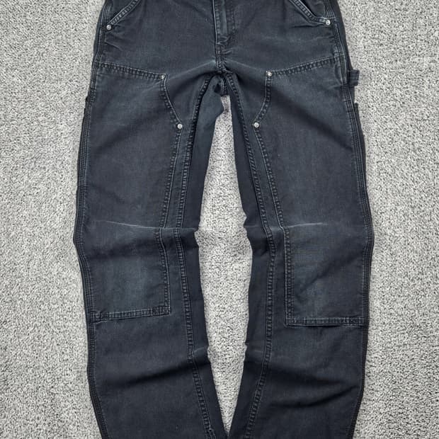 칼하트 캔버스 카펜터 더블니 워크 팬츠( 26X30추정 )/ 10225B