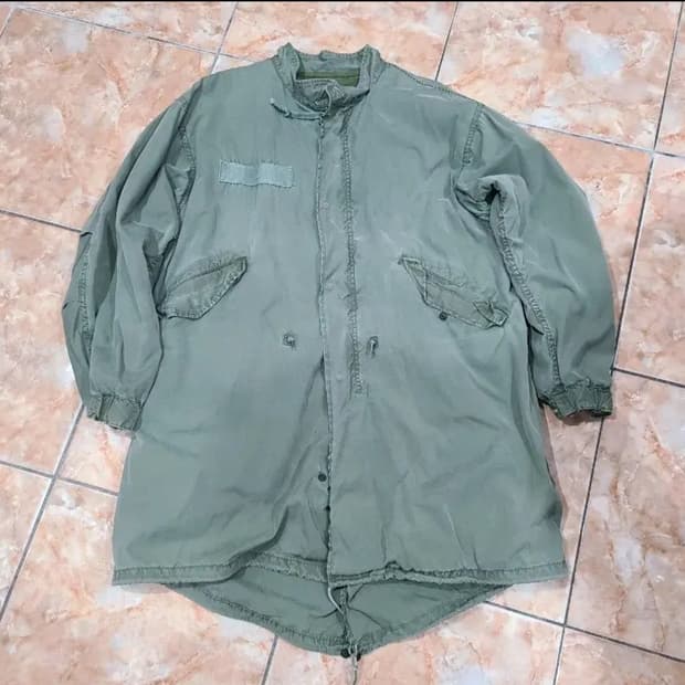 (추후실측 지퍼사진 수정) 70년대 M65 피쉬테일 파카 (S-R)