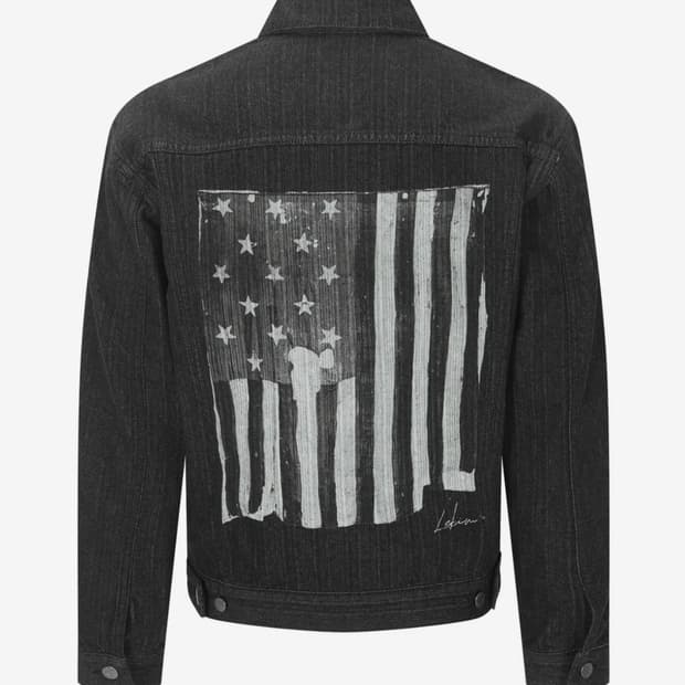 새상품급) 레킴 플래그 데님 자켓