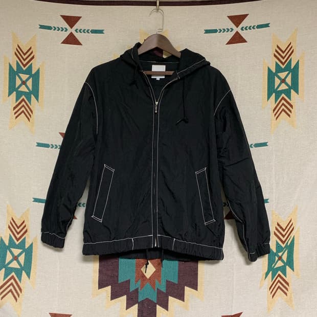 빔즈 스티치 후드 나일론 자켓 S