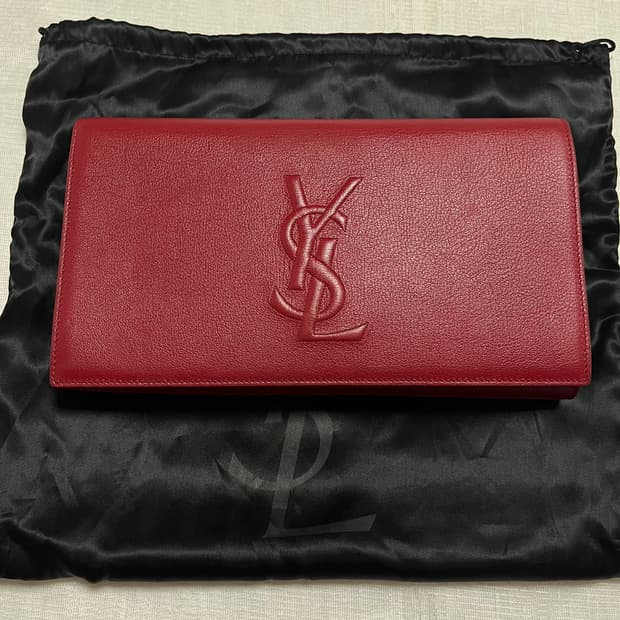 생로랑 YSL 클러치(레드)