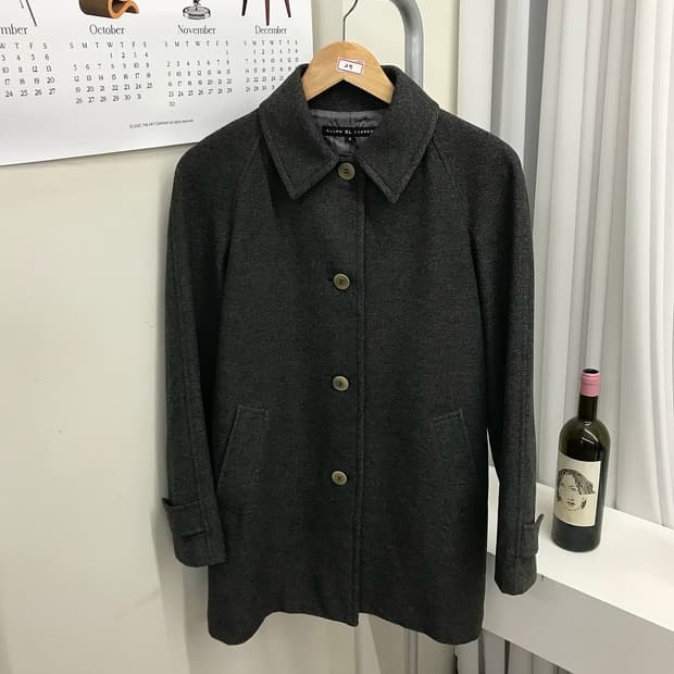 폴로 랄프로렌 캐시미어 하프 코트