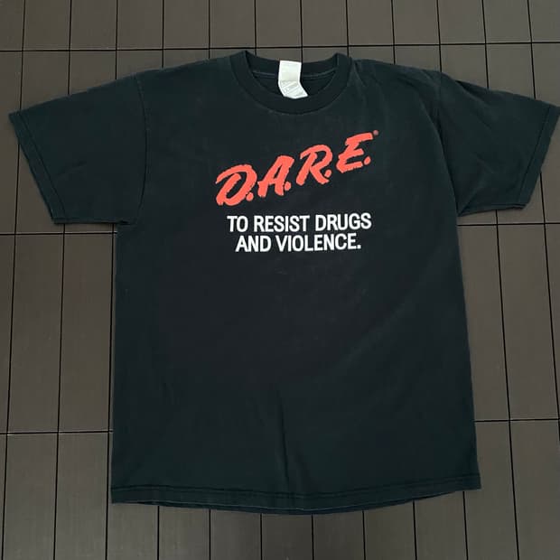 (L) 90s 빈티지 DARE 티셔츠