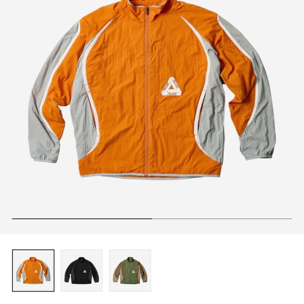 Palace Run It Jacket Jaffa Grey - 23SS