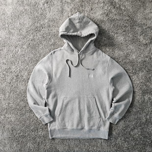 [무료배송] 스투시 그레이 후드티