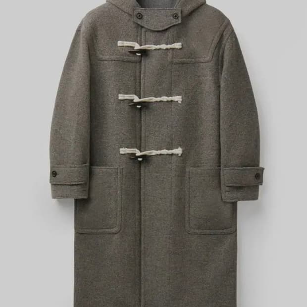 쿠어 알파카 블렌드 더플코트 XL