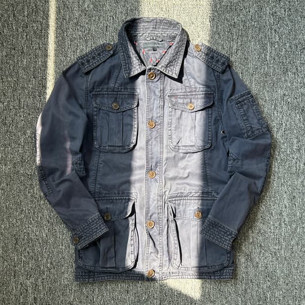 타미힐피거 밀리터리 야상 자켓