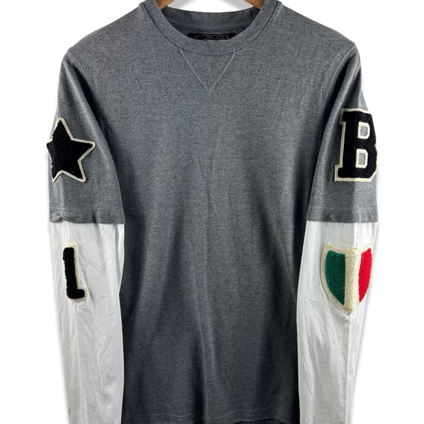 HYDROGEN 스타패치 레이어드 롱슬리브2603