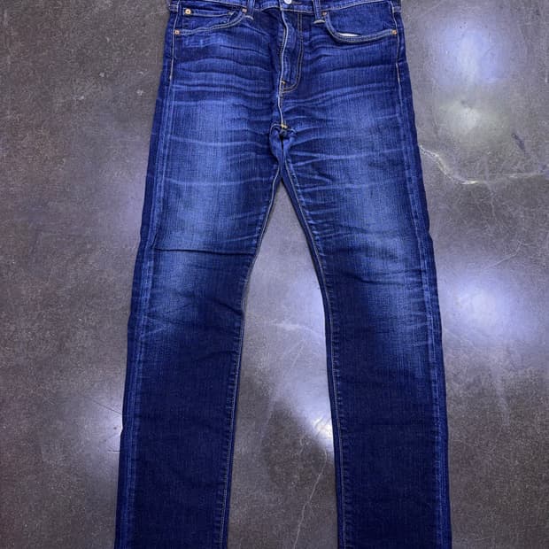 리바이스 510 슬림 스트레이트핏 스키니 워싱 데님팬츠 34