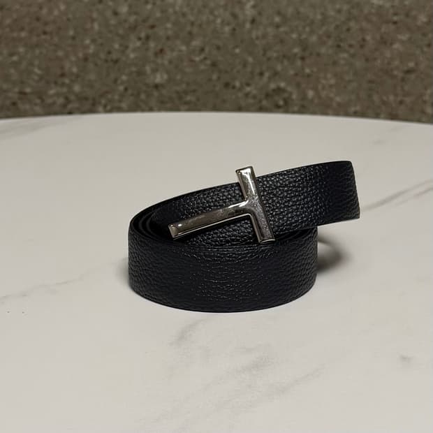 톰포드 T로고 가죽벨트