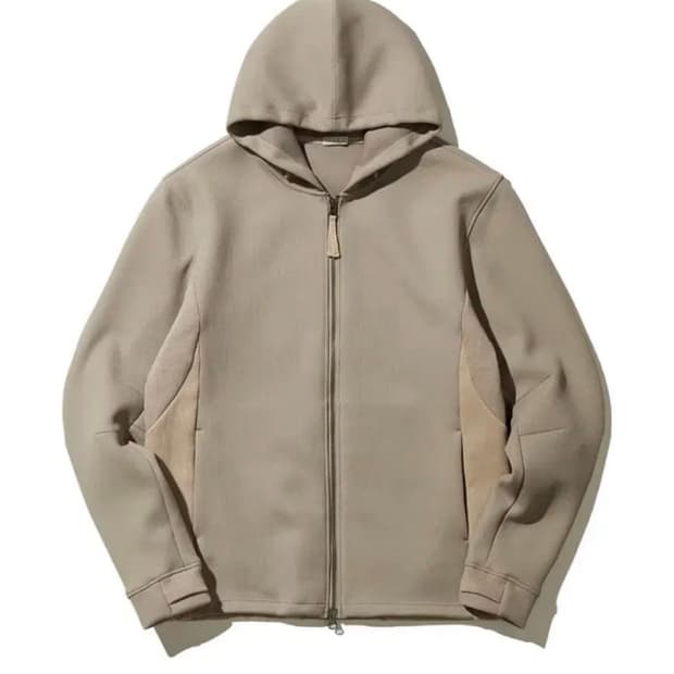 EP.4 01 HOODIE ZIPUP COLOR: BEIGE